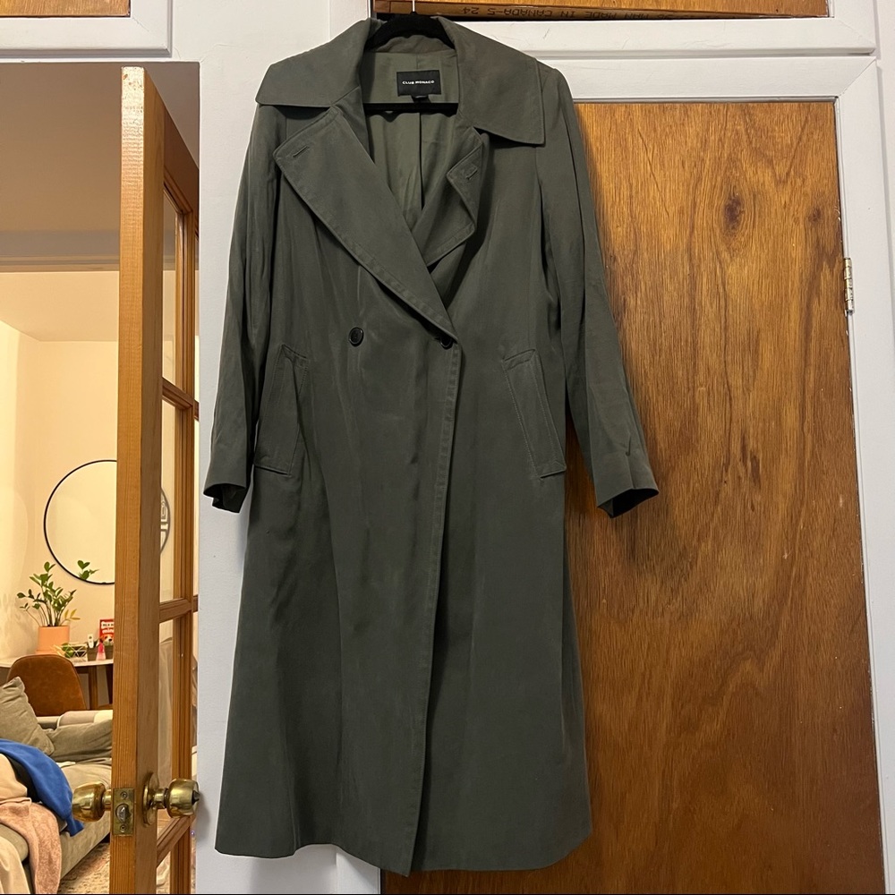 Club Monaco Drapey Trench